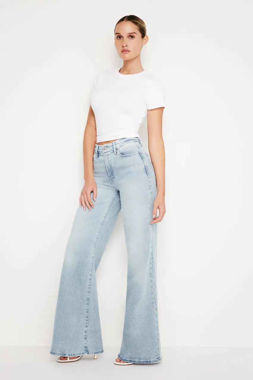 GOOD WAIST PALAZZO JEANS