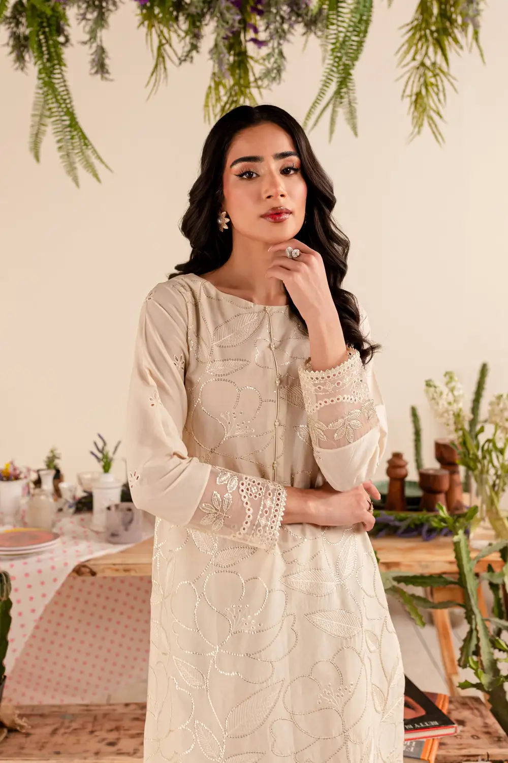 Genesis 2Pc - Embroidered Lawn Dress