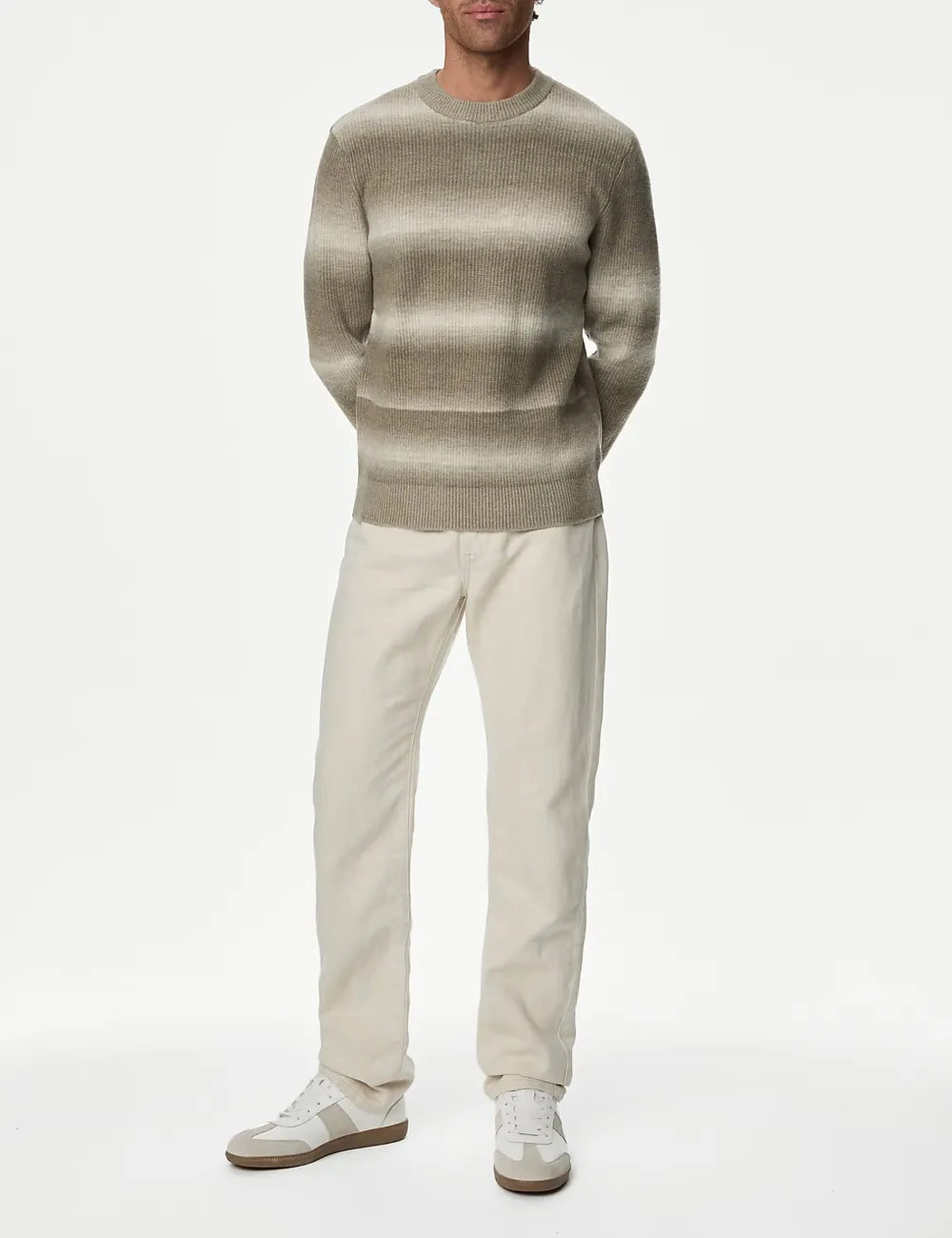 Supersoft Striped Jumper with Wool