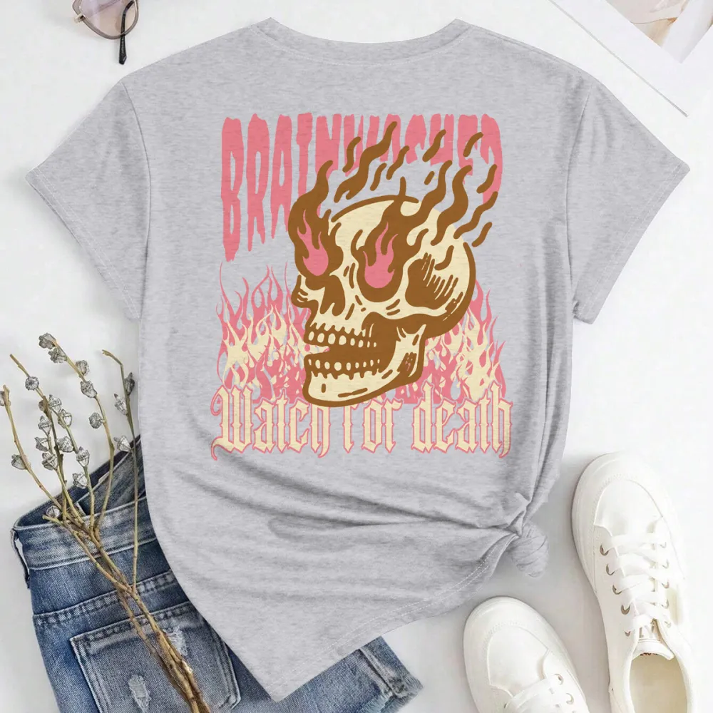 Fire skull death Women's T-shirt