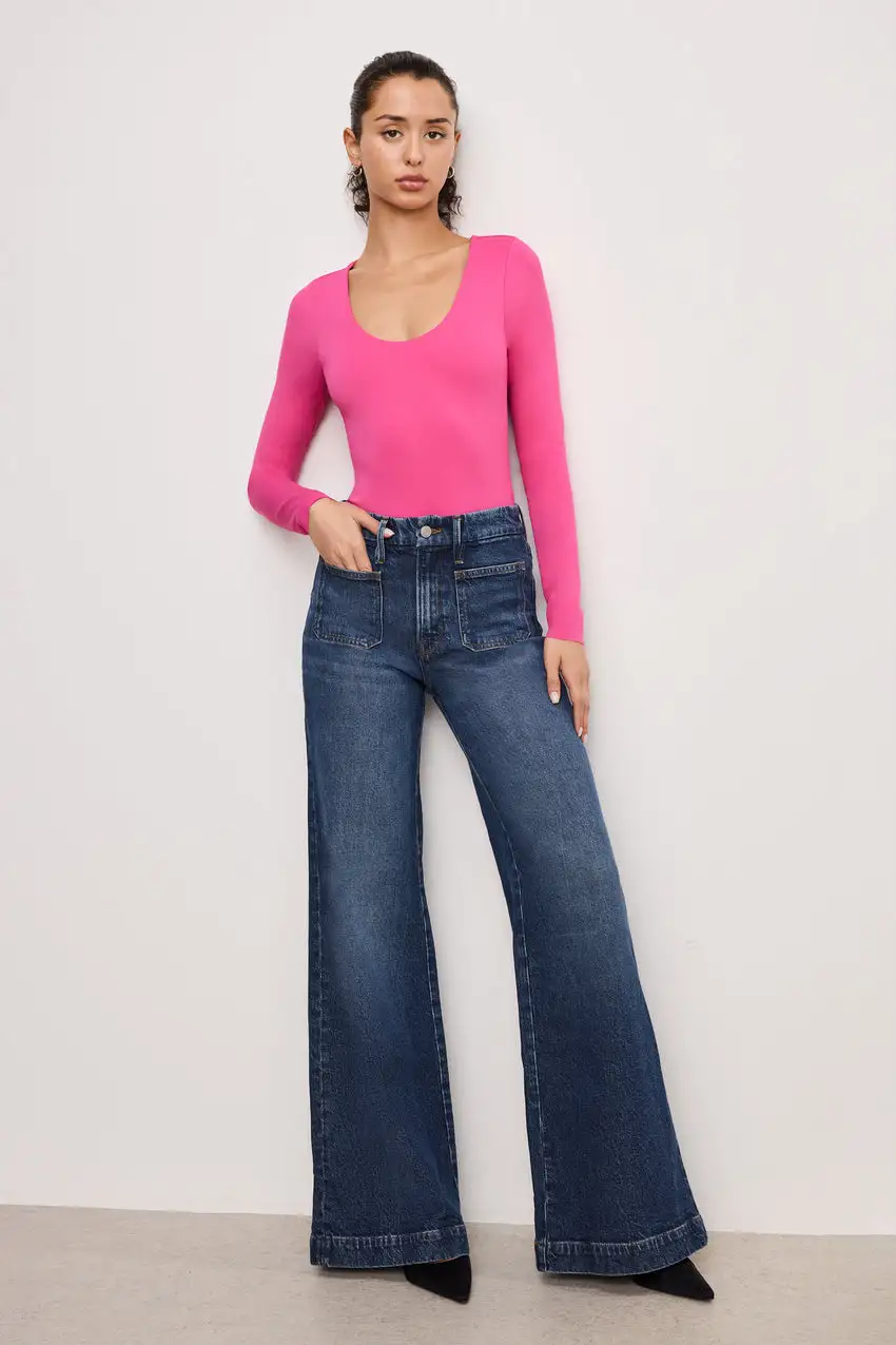 GOOD WAIST PALAZZO JEANS