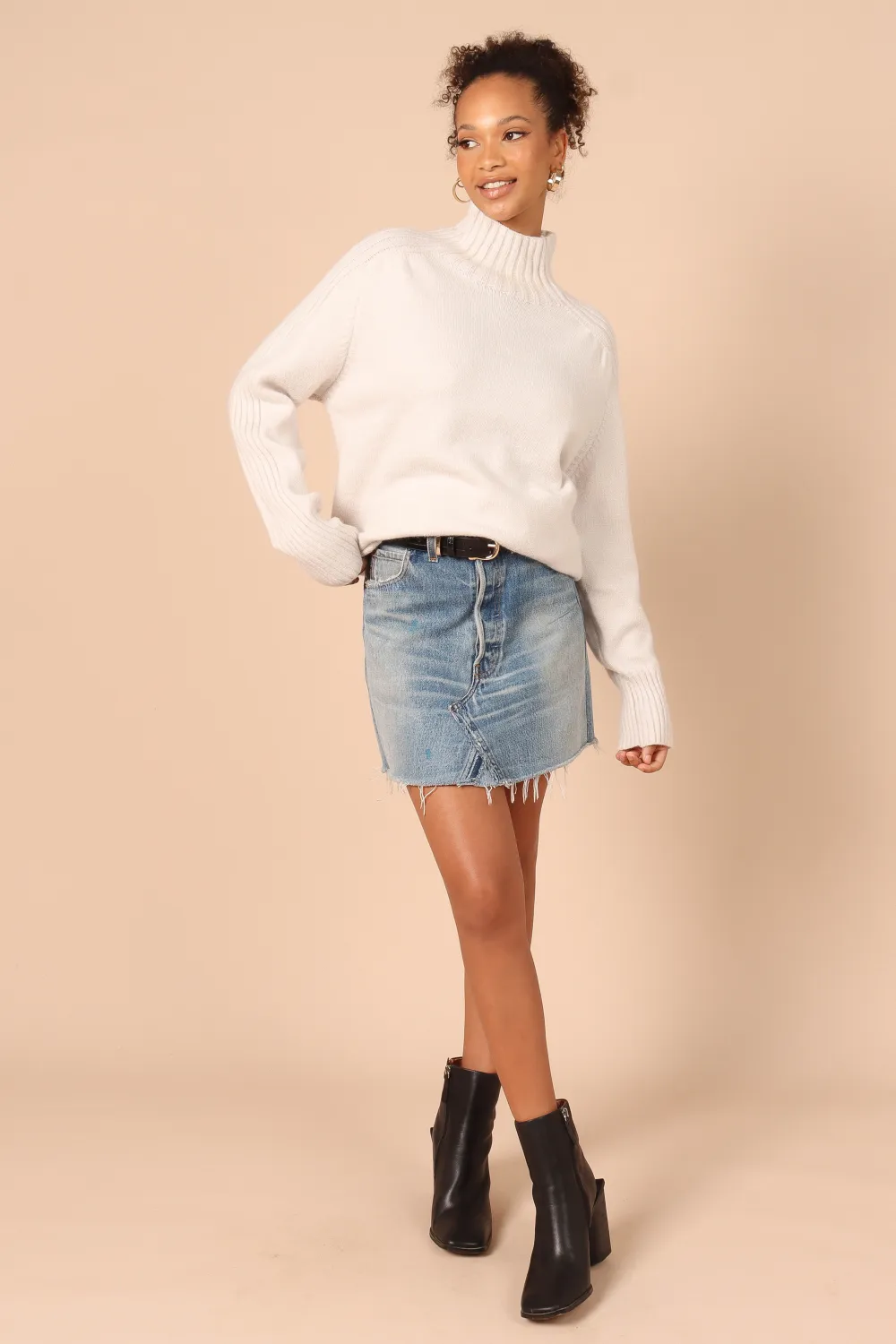 Cersi Knit Sweater - Cream