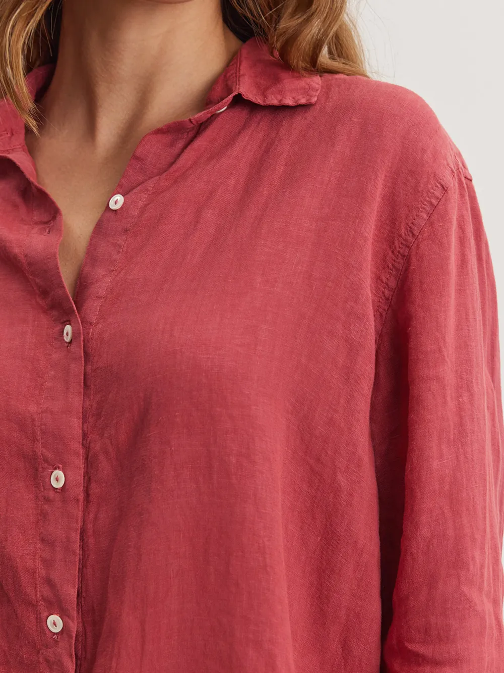 Willow Linen Button-Up Shirt