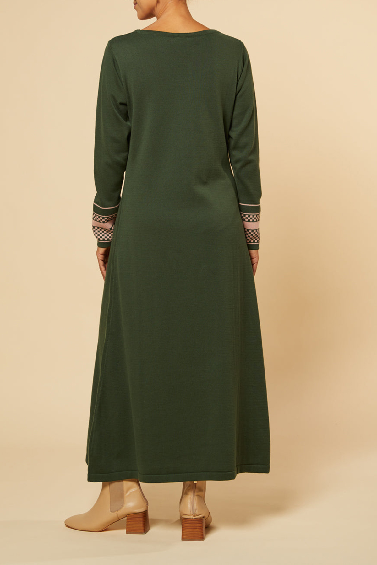 Binky Midi Dress in Olive