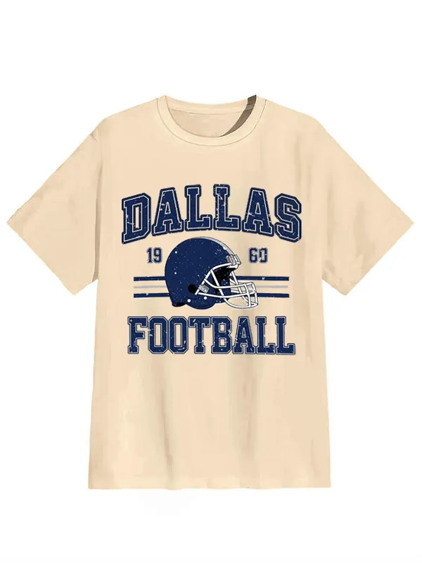 DALLAS Football Retro Graphic T-shirt