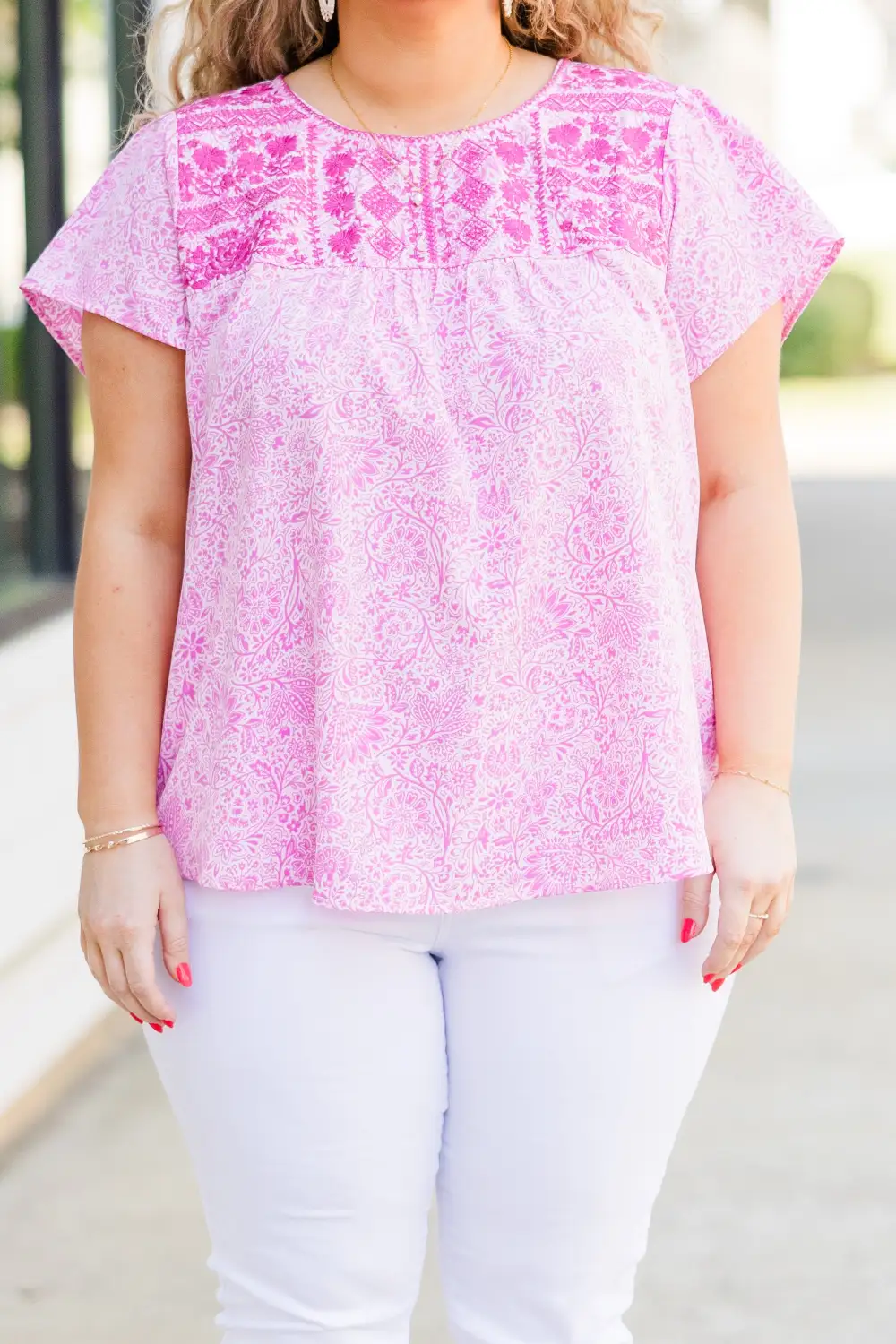 Charitable Love Top, Pink