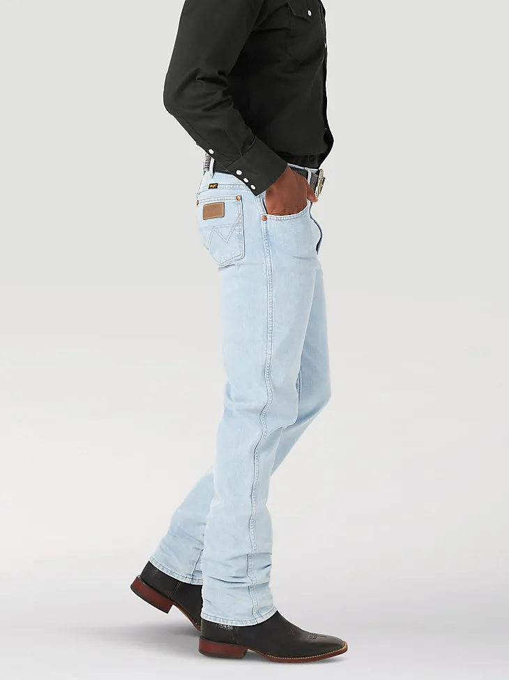 WRANGLER® COWBOY CUT® ORIGINAL FIT ACTIVE FLEX JEANS IN BLACK