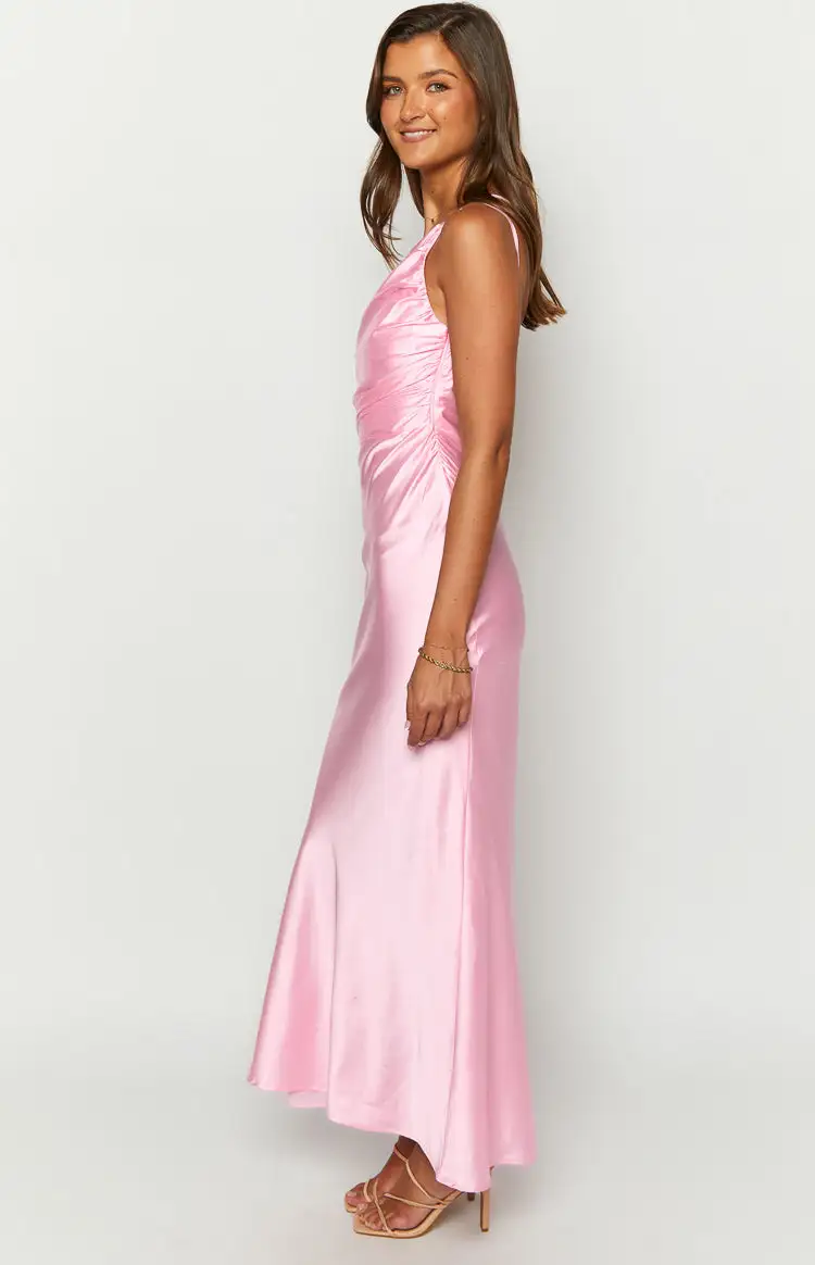 Tina Pink Formal Maxi Dress