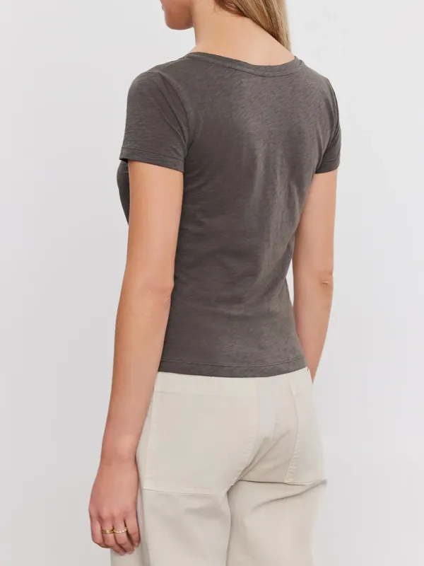 Eliah Cropped Silhouette Tee