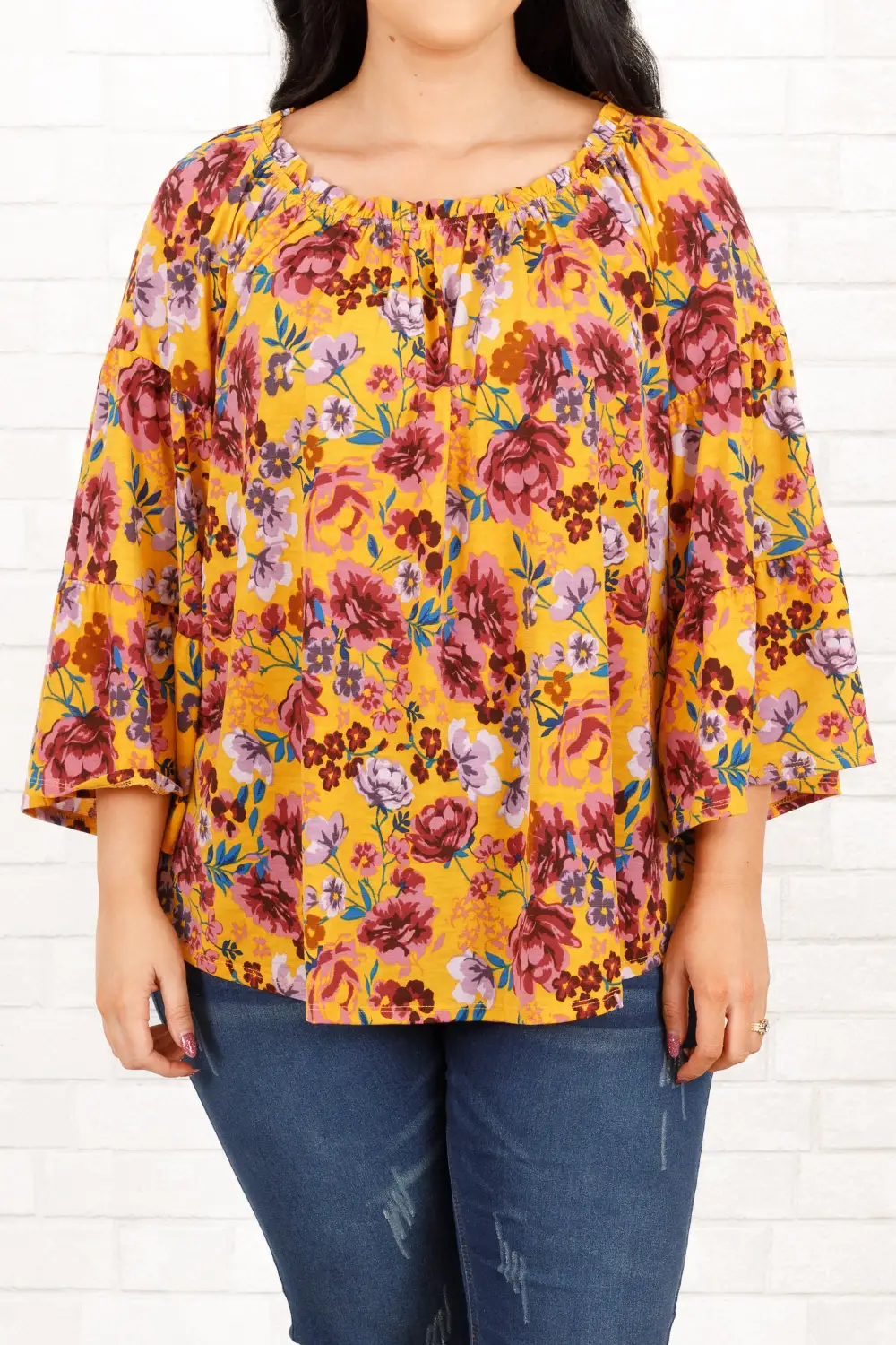 One Kiss Top, Marigold Mauve