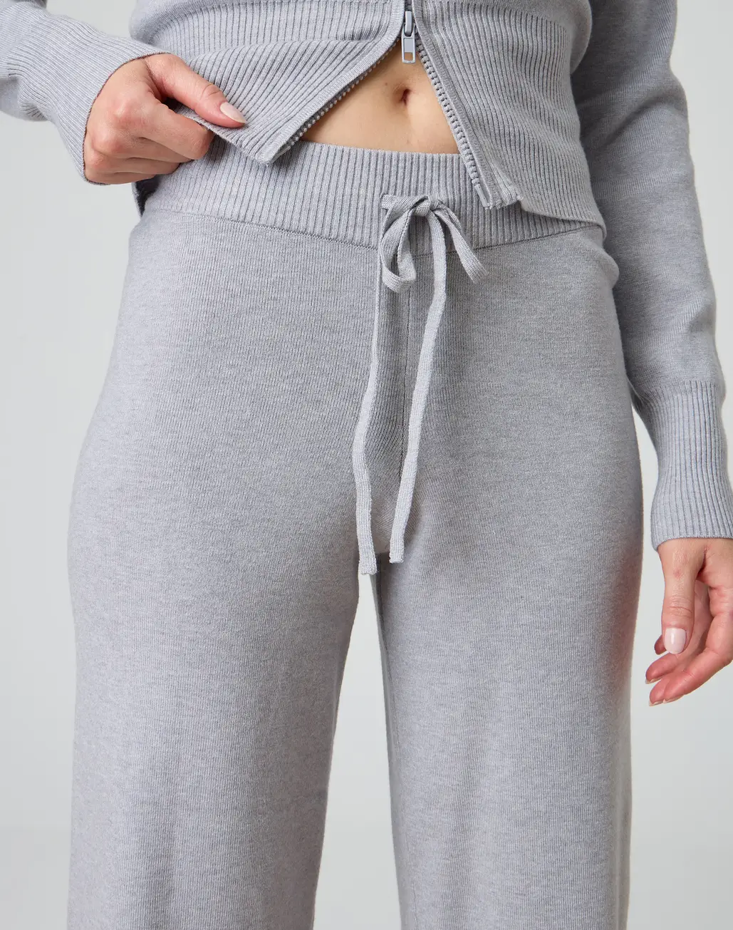 Drawstring Knit Pant