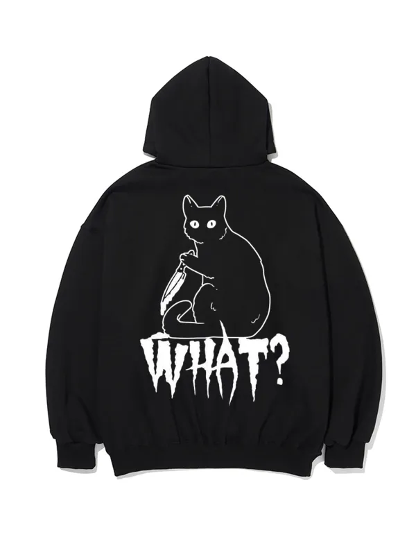 WHAT PATTERN PRINTED HOODIE