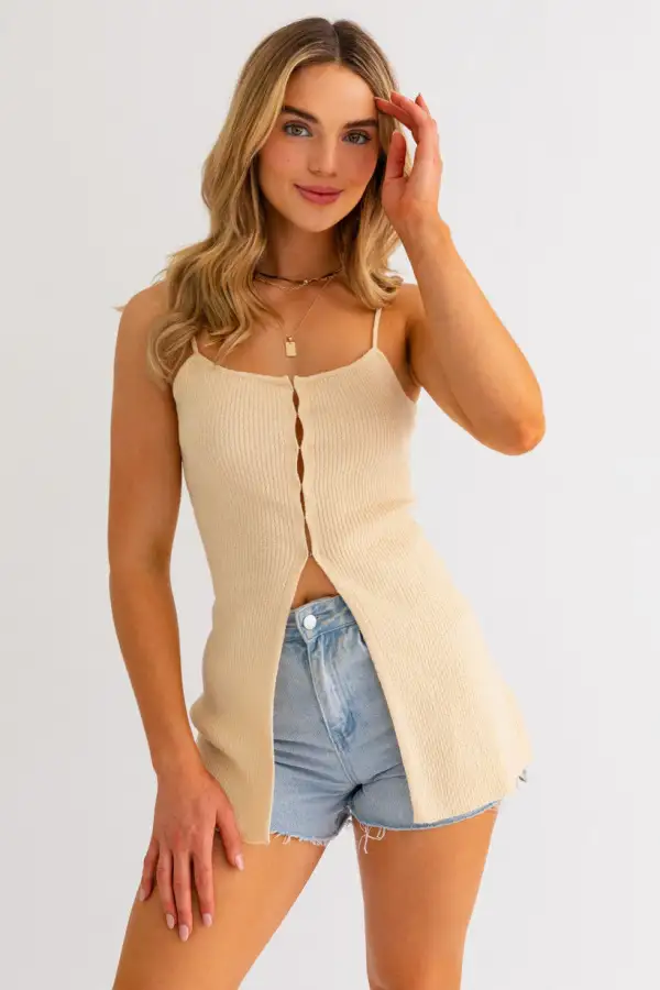 Open Front Sweater Top