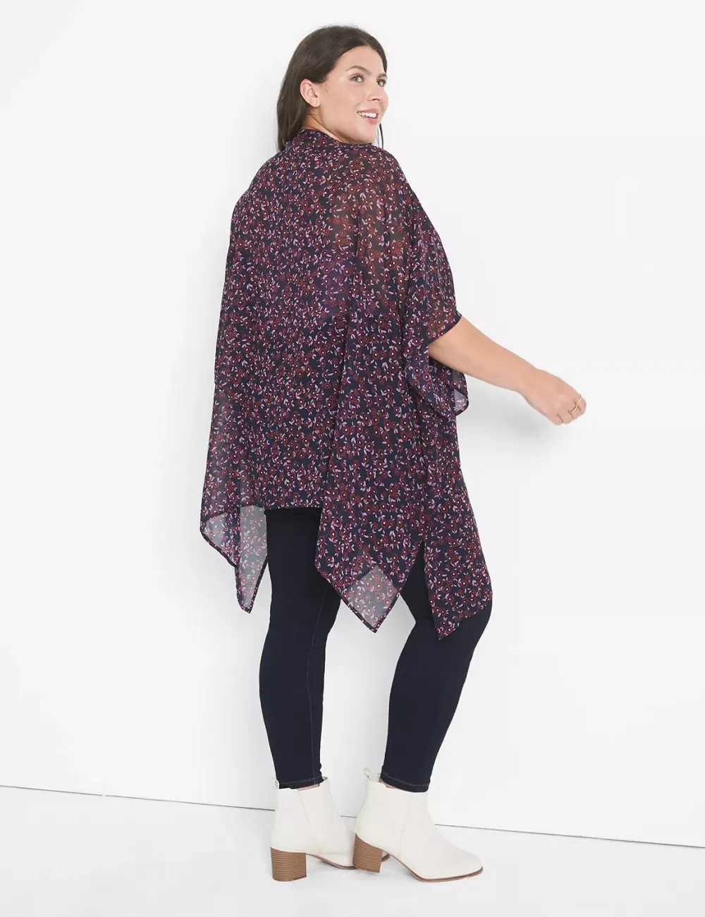 Relaxed Medium-Sleeve Square Overpiece