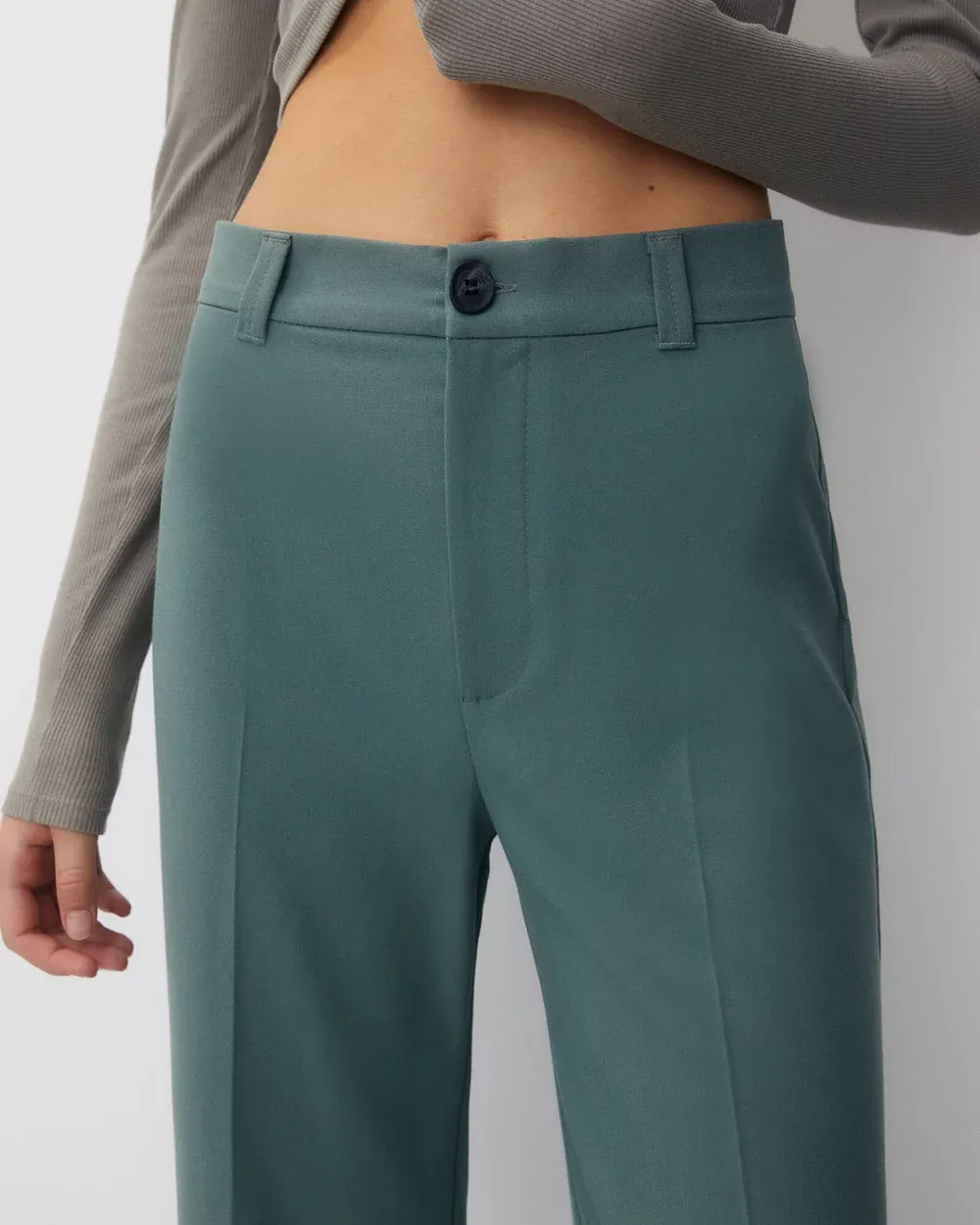 Smart Straight-leg Trousers