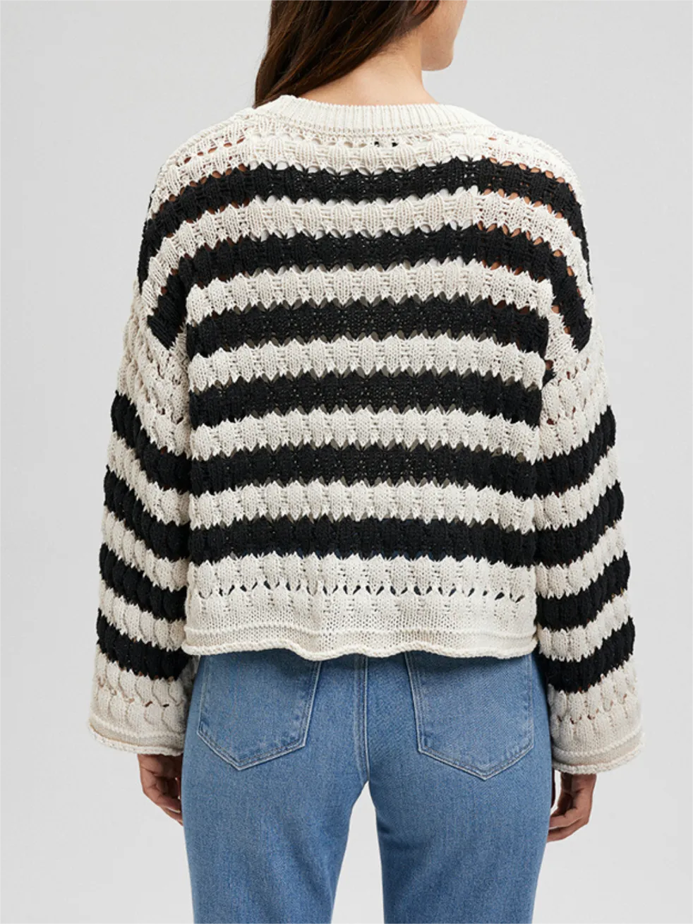 Striped Knit Sweater