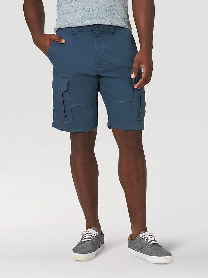 MEN'S WRANGLER AUTHENTICS® STRETCH CARGO SHORT IN GRAIN