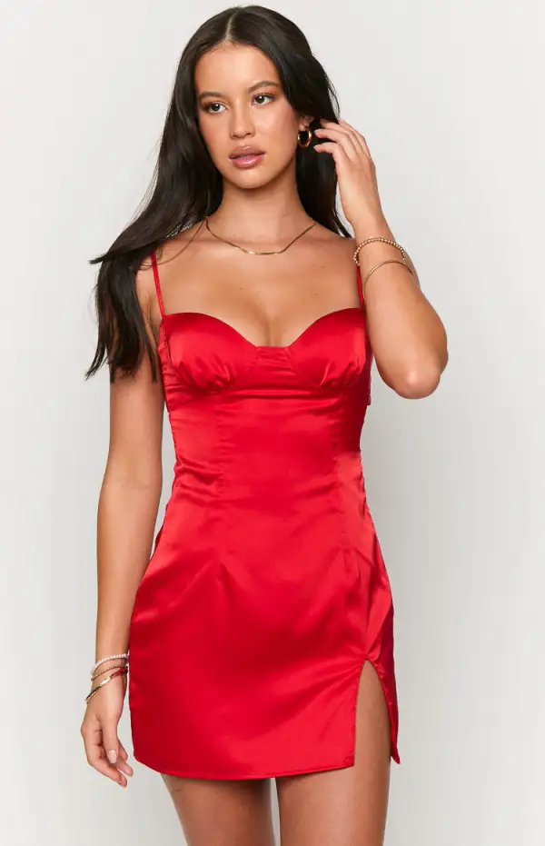 Liz Red Mini Dress