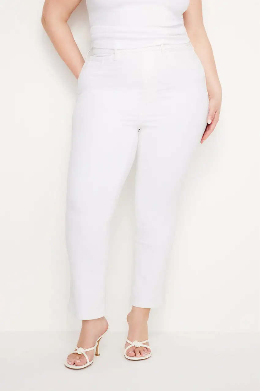 POWER STRETCH PULL-ON STRAIGHT JEANS