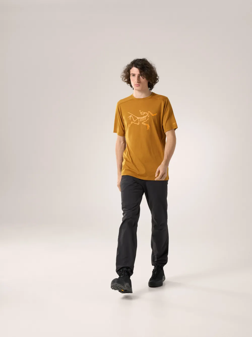 Ionia Merino Wool Logo Shirt SS Men's