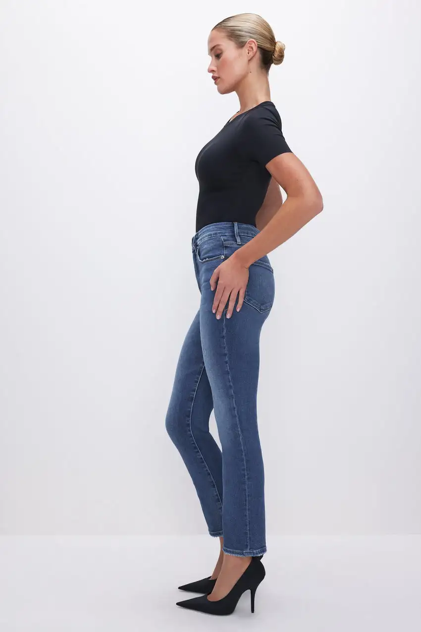 GOOD STRAIGHT LIGHT COMPRESSION JEANS