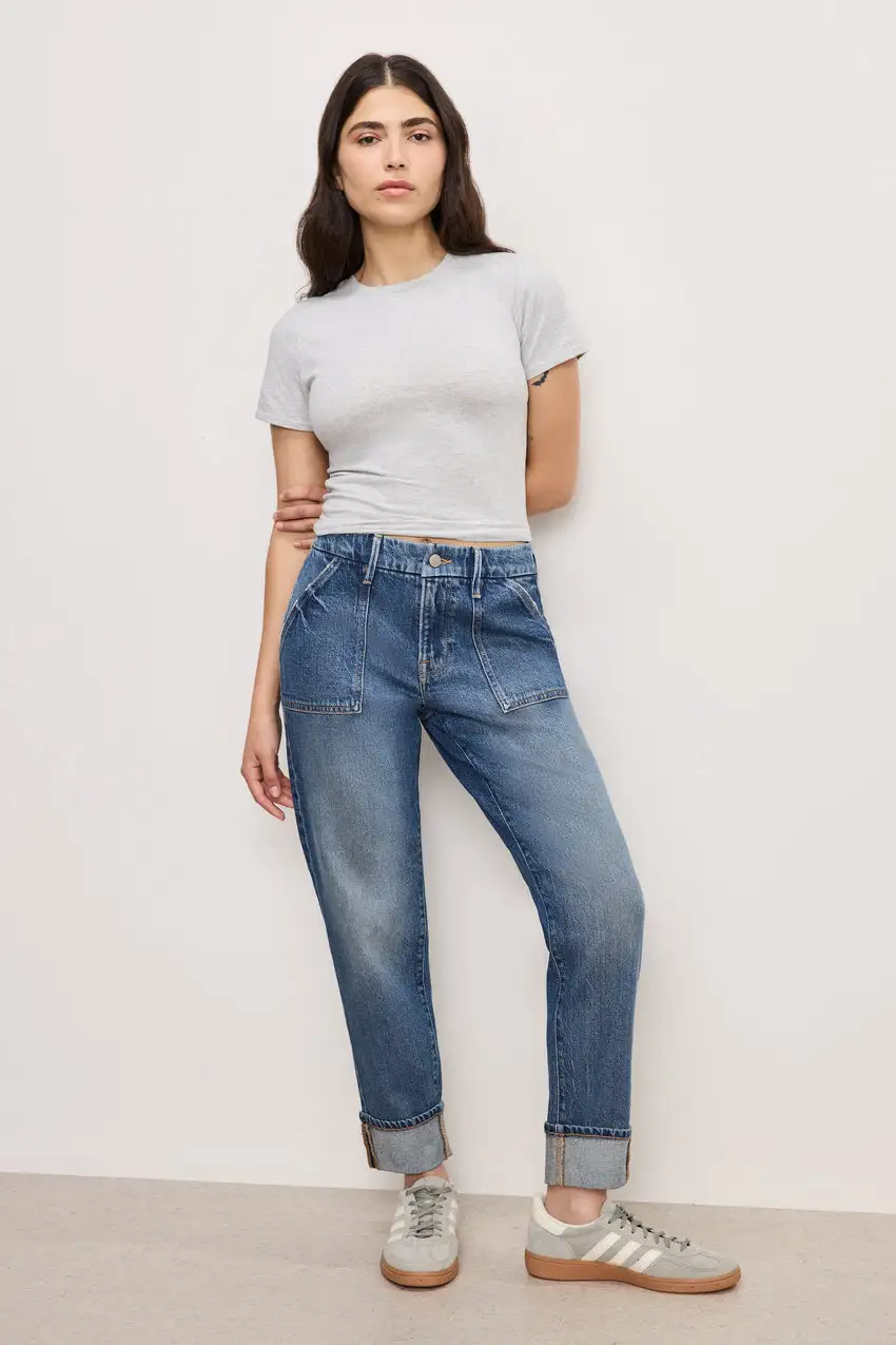 GOOD PETITE WEEKENDER CARPENTER JEANS