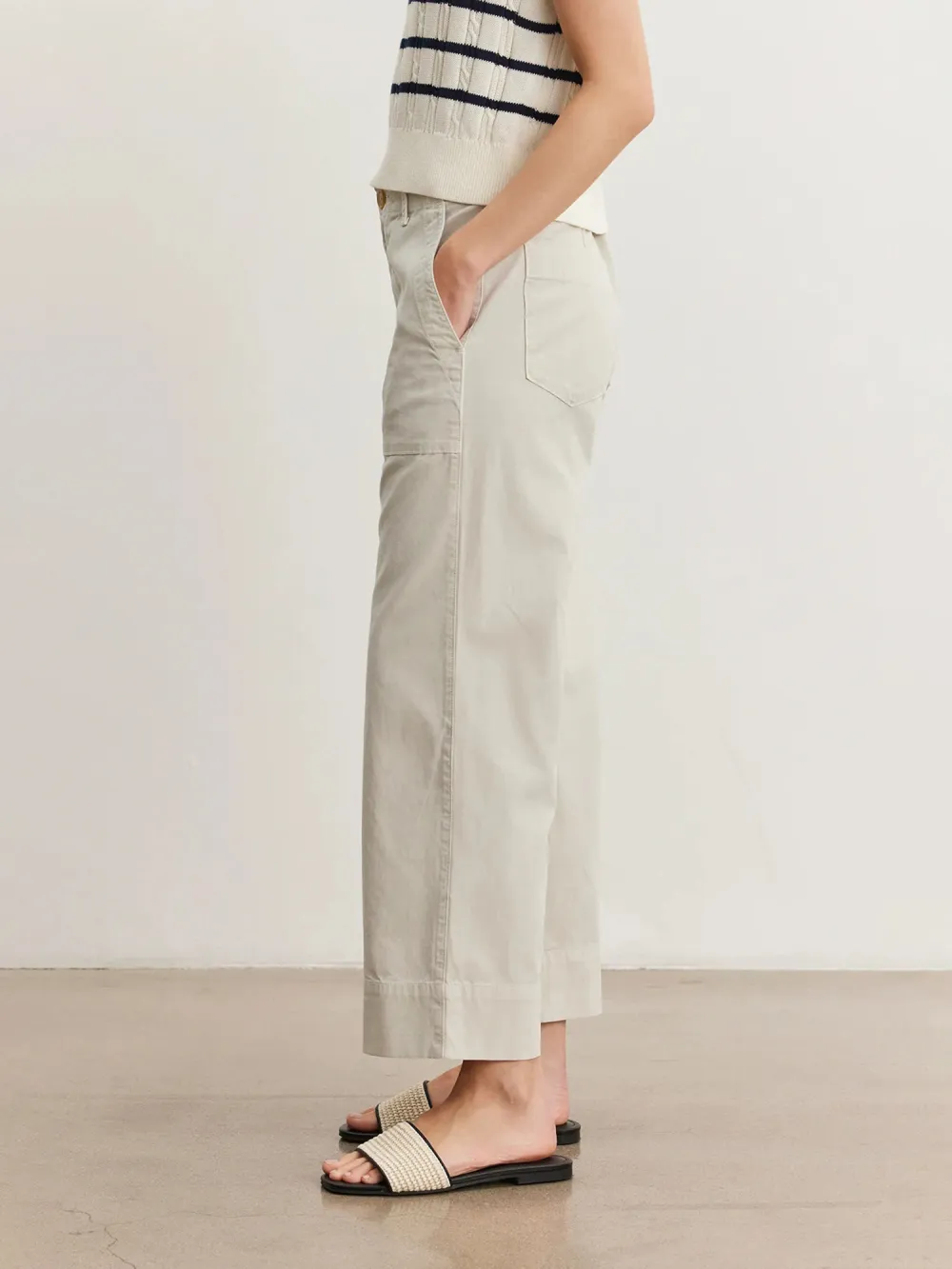 Mya Cotton Canvas Pant