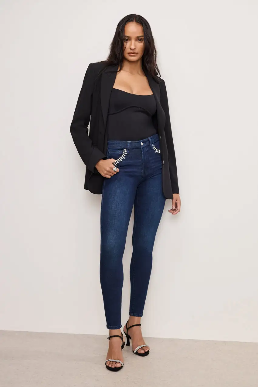 GOOD LEGS SKINNY DIAMOND JEANS