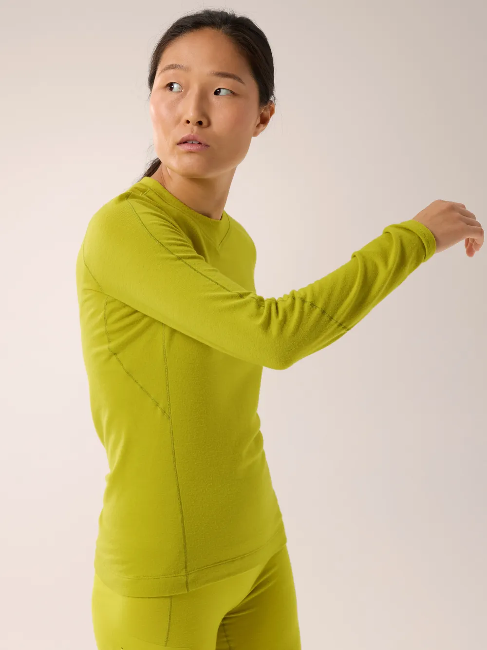 Rho Merino Wool Crew Neck LS Women's