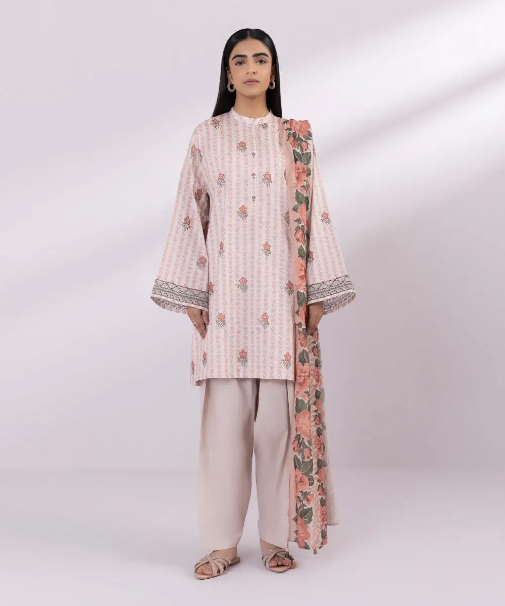 2 Piece - Embroidered Lawn Suit