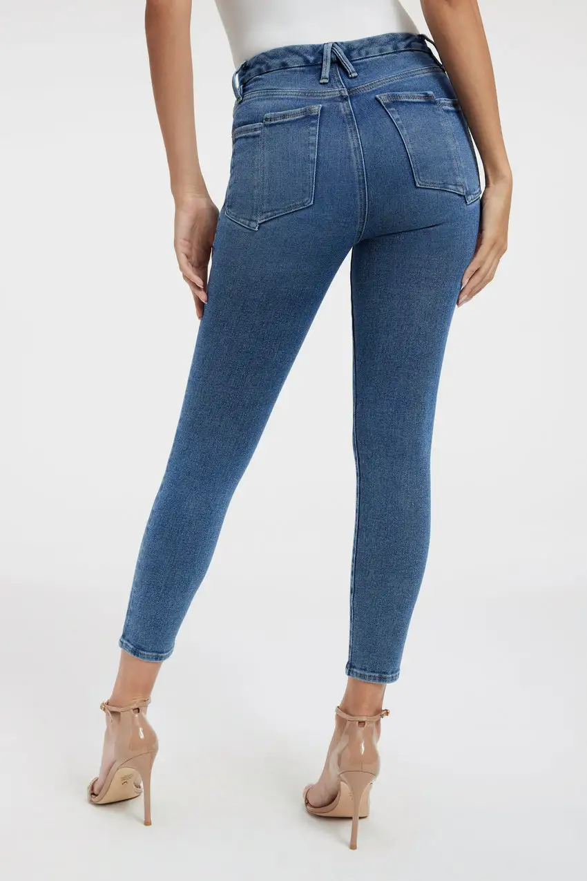 GOOD WAIST SKINNY CROPPED JEANS