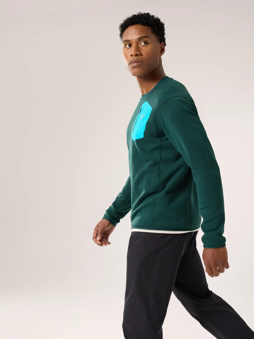 Kyanite Crew Neck Pullover Men's