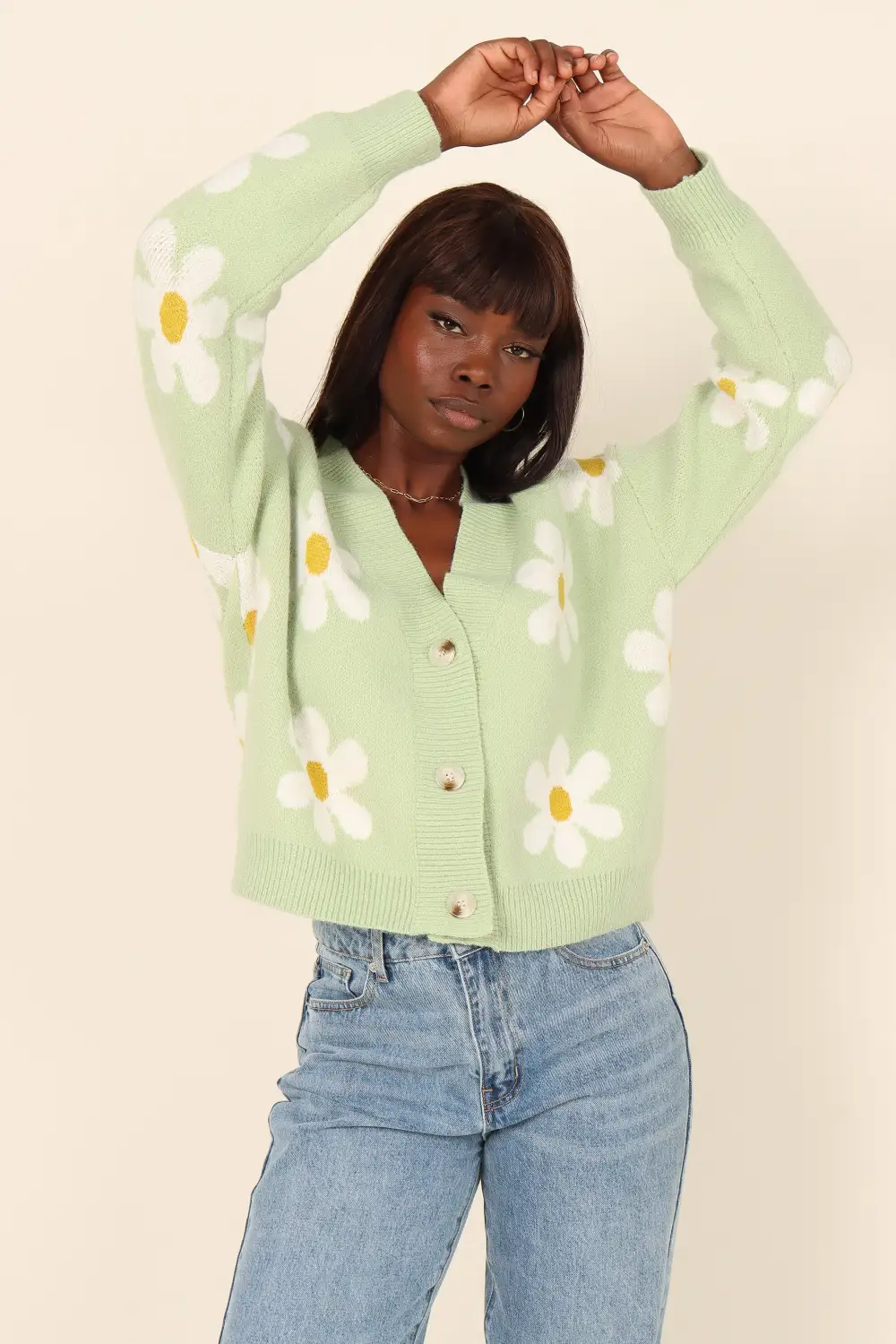 Daisy Cardigan - Green