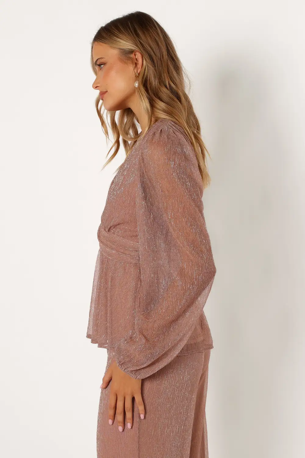 Ramona Long Sleeve Top - Rose