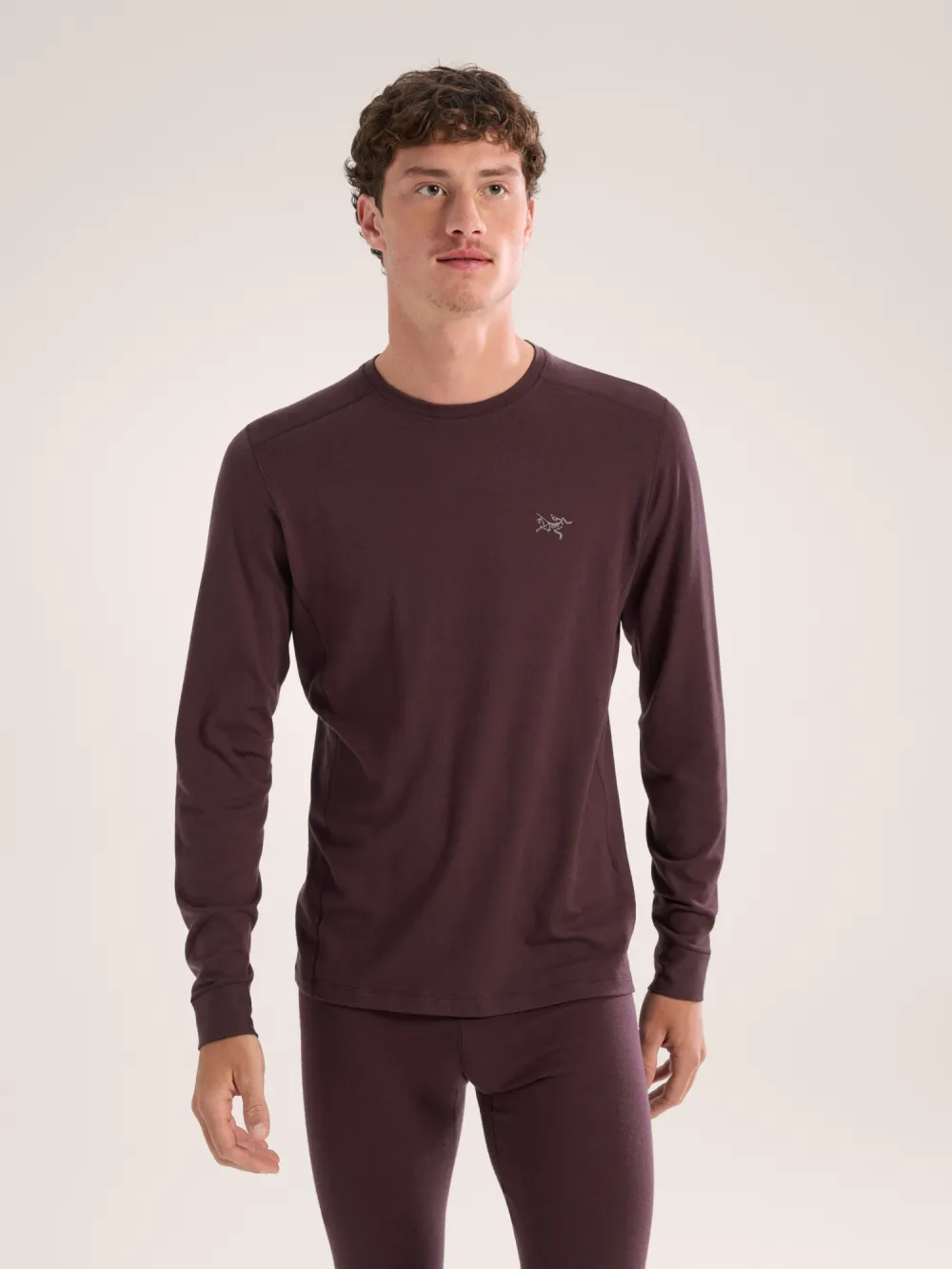 Rho Merino Wool Crew Neck LS Men's