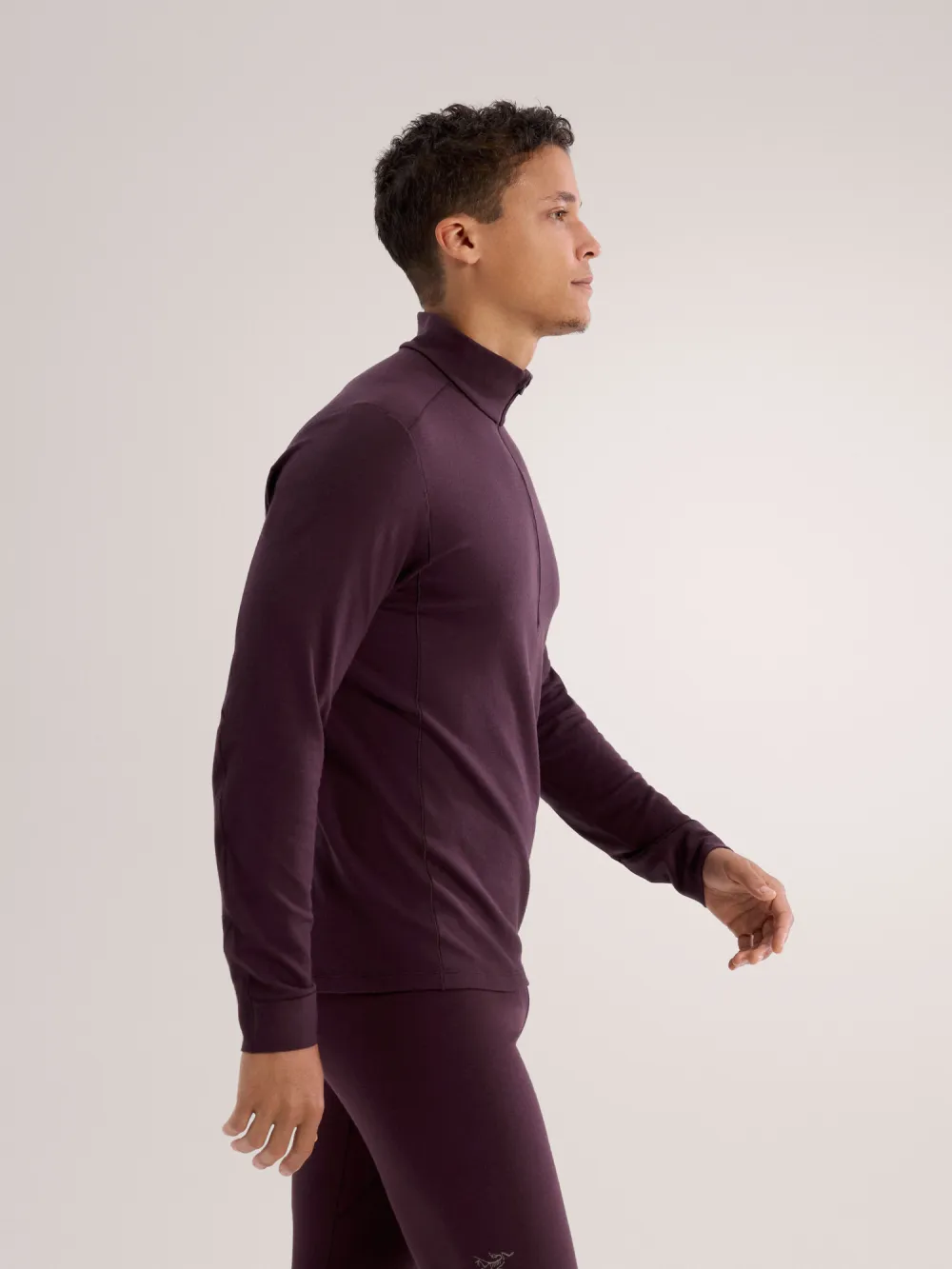 Rho Merino Wool Zip Neck Men's