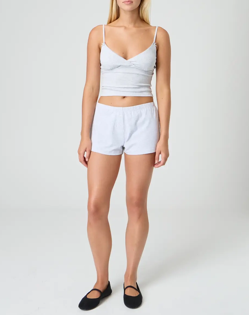 Cotton Mini Jersey Short