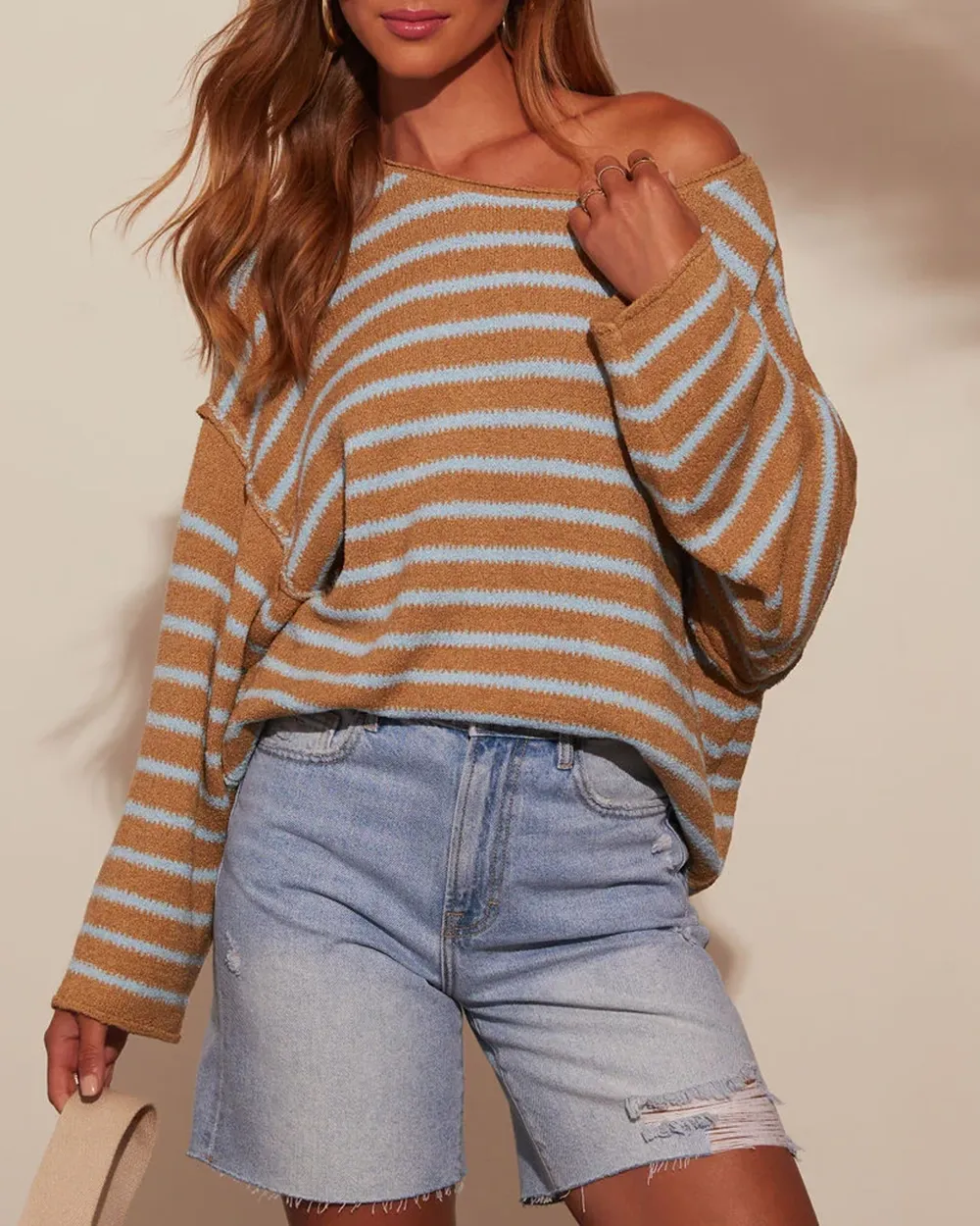 Pippa Striped Knit Sweater