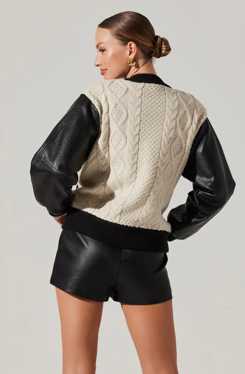 Fionn Contrast Bomber Jacket