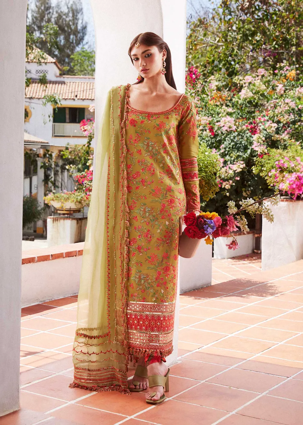 SORBET Embroidered Lawn