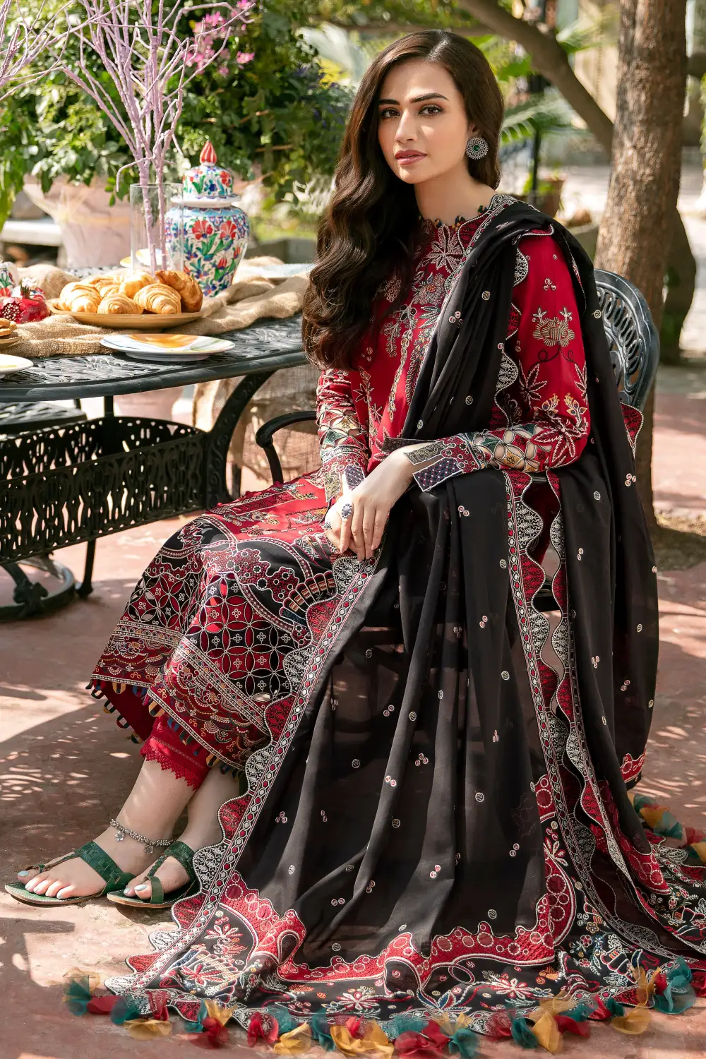 Afroz Embroidered Lawn