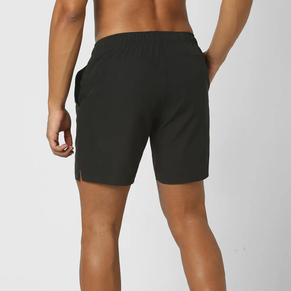 Stretch Swim Solid-Black