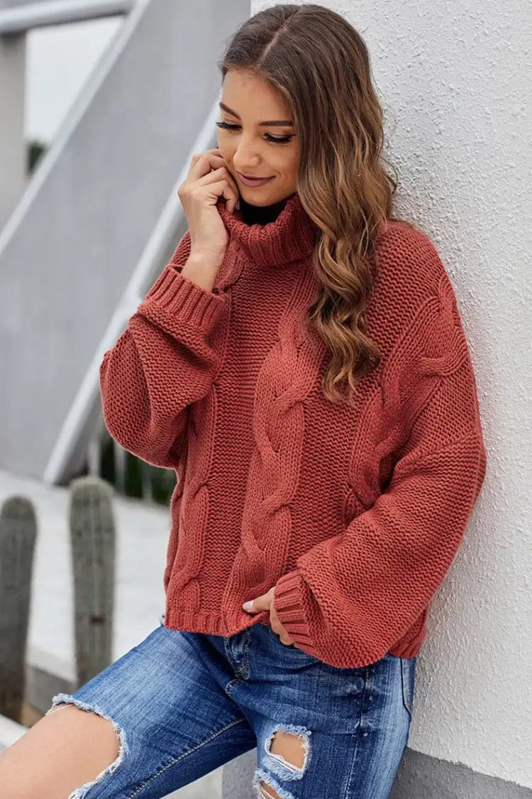 Plain Highneck Sweater