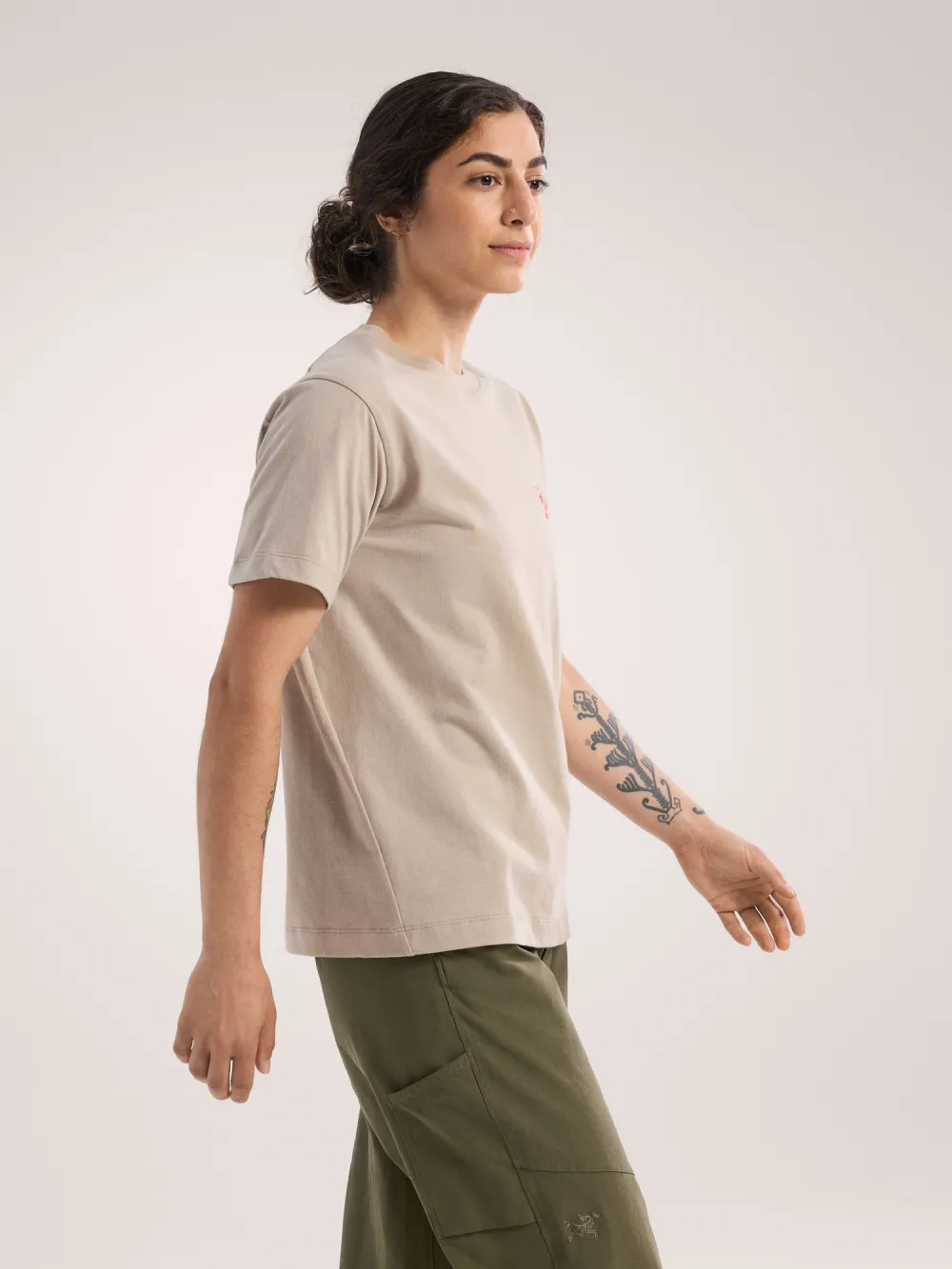 Kragg Cotton Little Bird Crew Shirt SS Women's