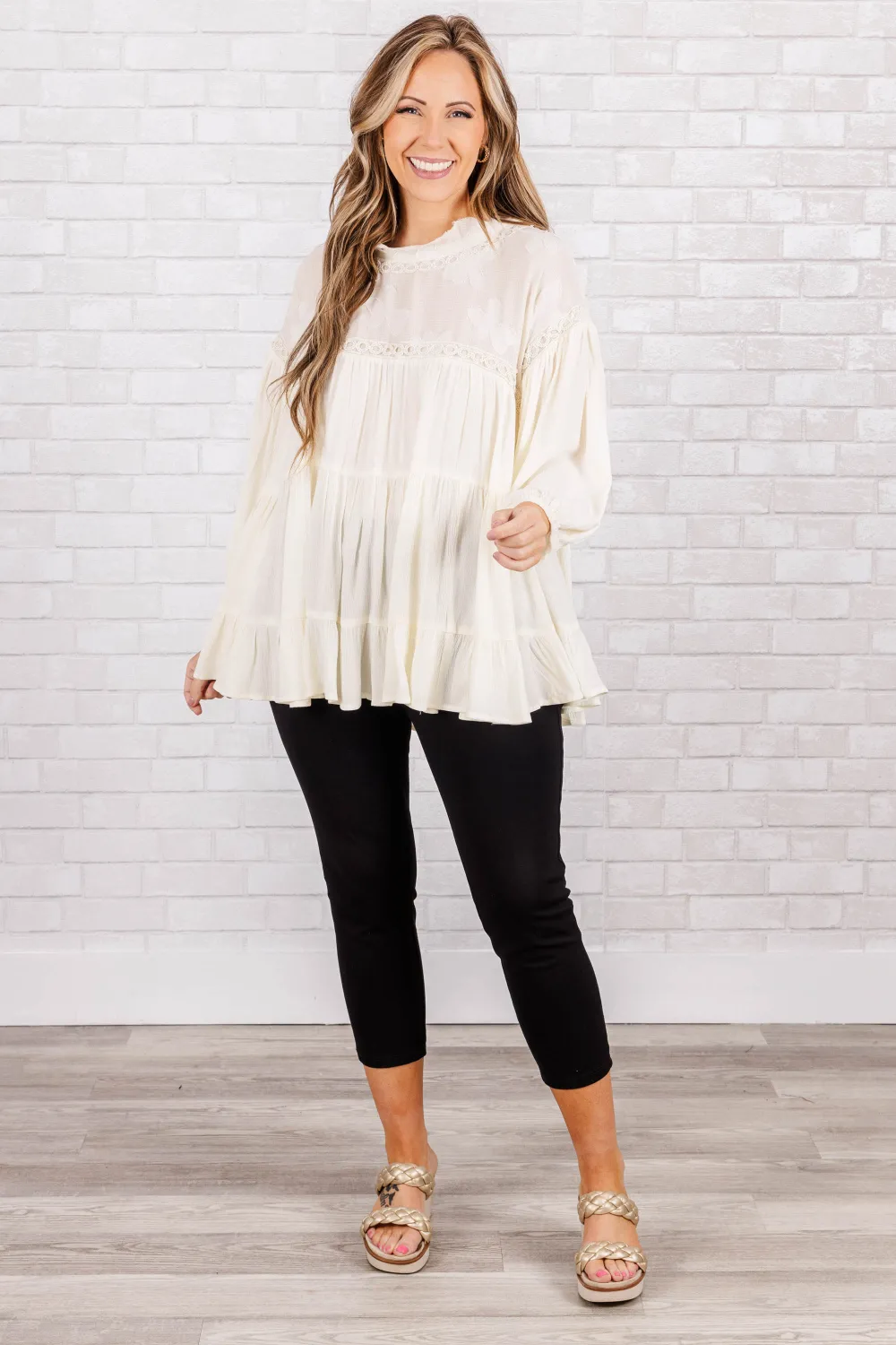 Pretty Soul Top, Cream