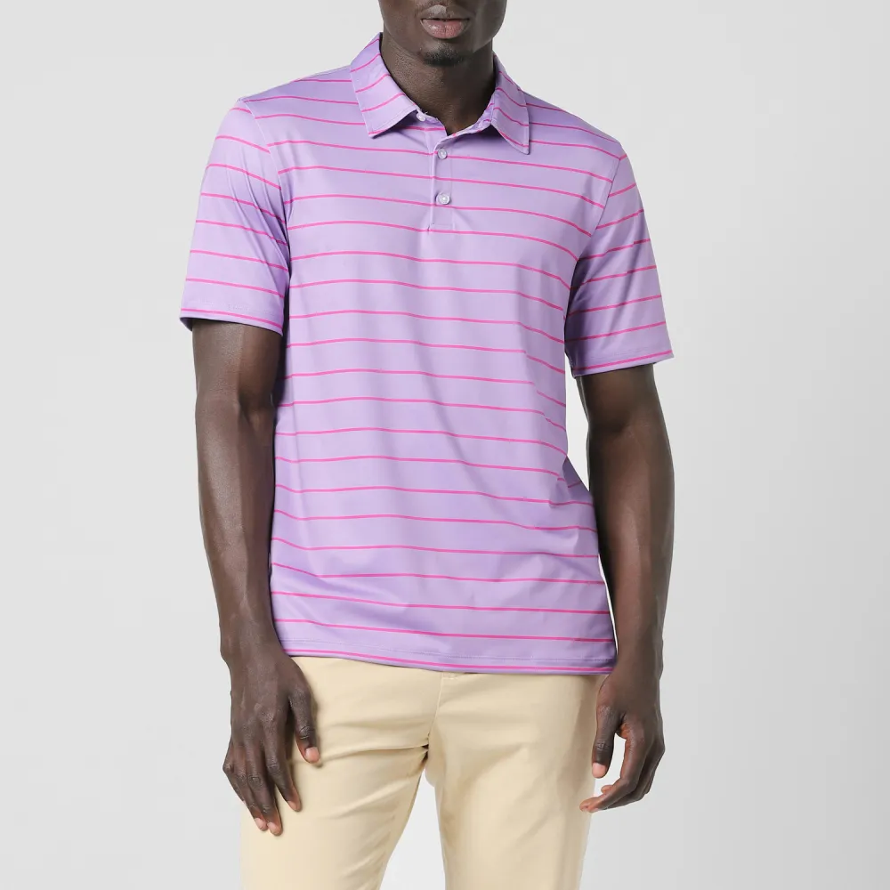 Performance Stripe Polo