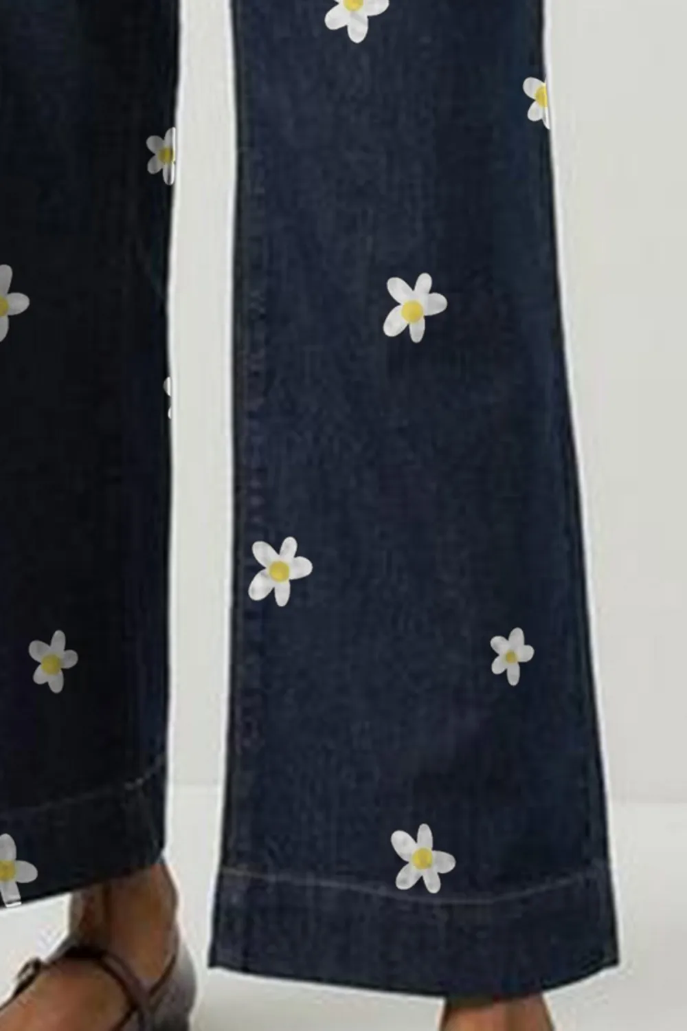 Deep Indigo High Waist Straight Jean