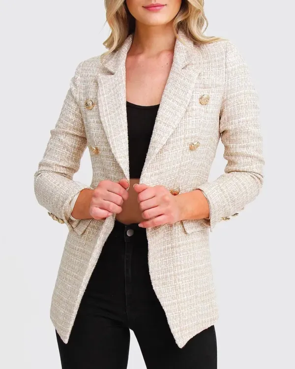 Princess Polina Tweed Blazer