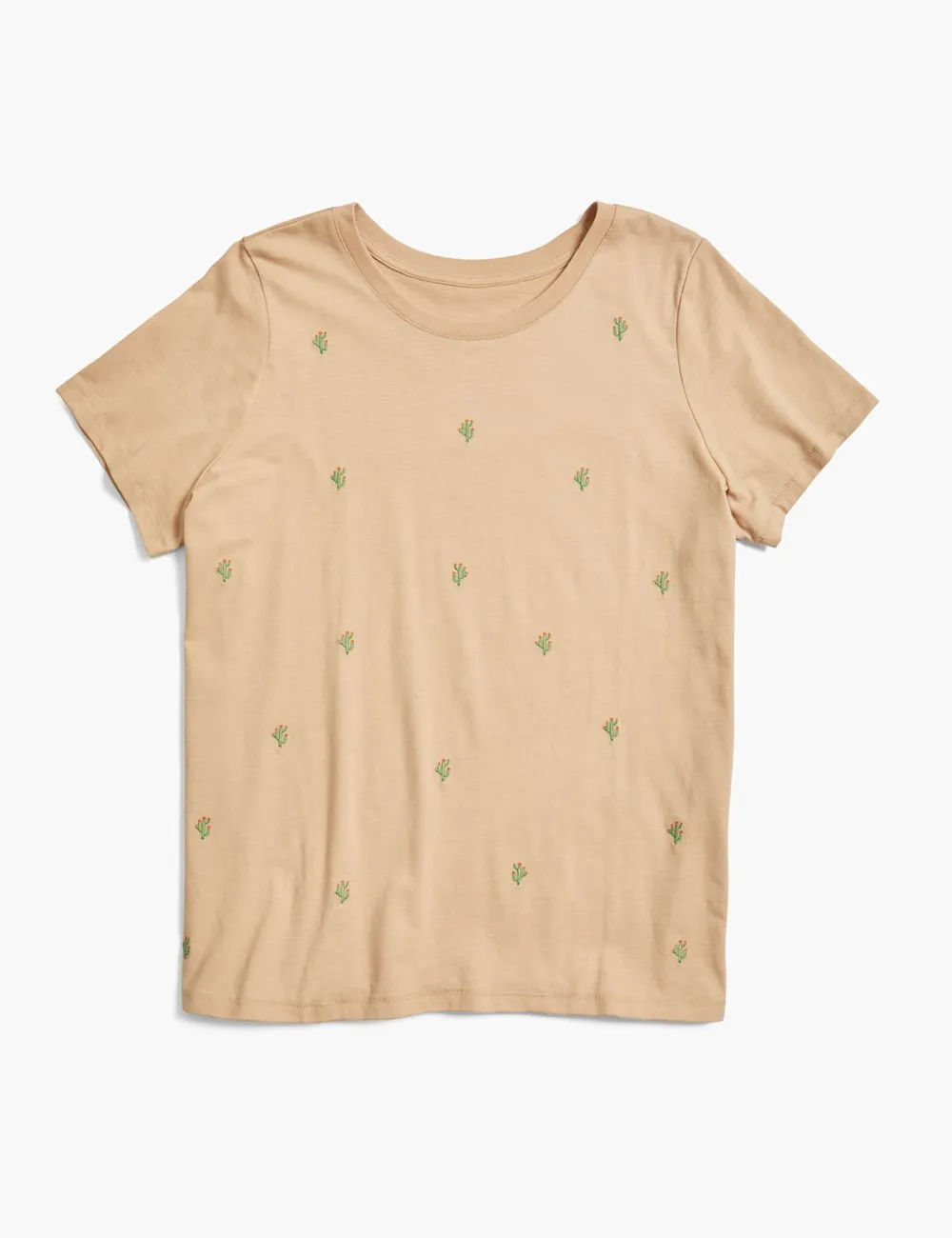 Modern Cacti Embroidered Graphic Tee