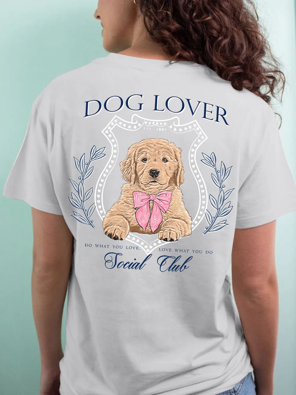 Doglover Crew Neck Short Sleeve Tee